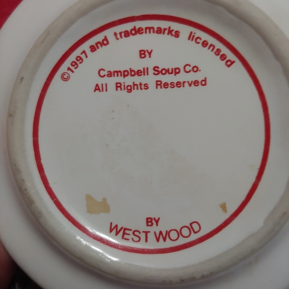 Vintage Campbell's Soup Cups, Napkin Holder and Spoon Holder - Picture 3 of 10